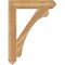 Ekena Millwork Legacy Arts & Crafts Rough Sawn Bracket, Western Red Cedar, 6"W x 36"D x 48"H BKT06X36X48LEC03RWR - alternate 4